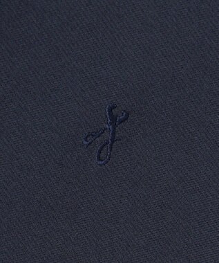 JOSEPH HOMME ツイルネルジャージー　ウイングカラーシャツ ネイビー系