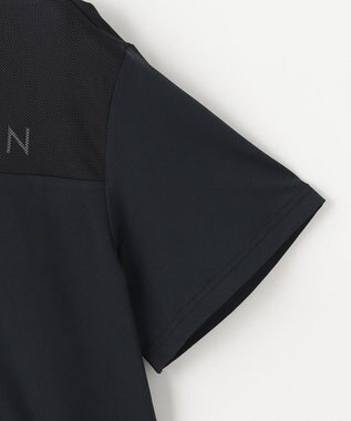 23区GOLF 【23Fondation/WOMEN】フロントロゴ モックネックプルオーバー ブラック系