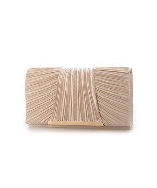 UNBILLION カシュカシュ cachecache / チェーンショルダー付きクラッチバッグ ベージュ