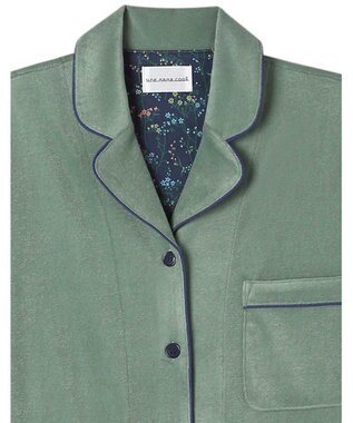 une nana cool なめらかパイルパジャマ MADE WITH LIBERTY FABRIC グリーン