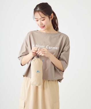 SHARE PARK LADIES 【UVカット・吸水速乾・ストレッチ・軽量 】ロゴショートTシャツ（S・Mサイズ） グレー系