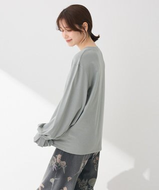 Green Parks ・ＳＵＧＡＲ　ＳＰＯＯＮ　タックスリーブロンＴＥＥ Gray Beige