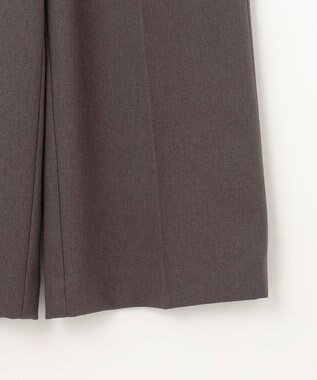 ANY SIS 【BAILA12月号掲載・貴島明日香さんコラボ】ハイカットリターン ワイドパンツ モカグレー