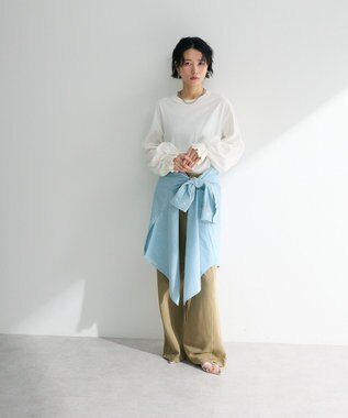 Green Parks ・ＳＵＧＡＲ　ＳＰＯＯＮ　タックスリーブロンＴＥＥ Off White