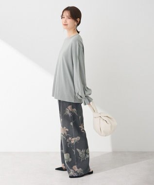 Green Parks ・ＳＵＧＡＲ　ＳＰＯＯＮ　タックスリーブロンＴＥＥ Gray Beige