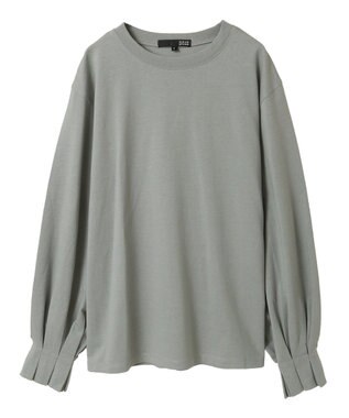 Green Parks ・ＳＵＧＡＲ　ＳＰＯＯＮ　タックスリーブロンＴＥＥ Gray Beige
