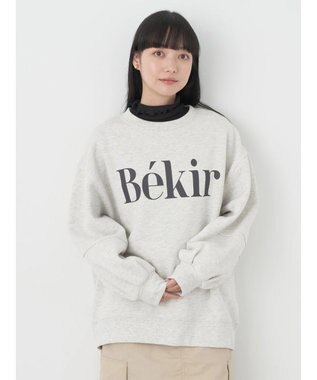 earth music&ecology Ｂｅｋｉｒ裏起毛スウェット Oatmeal
