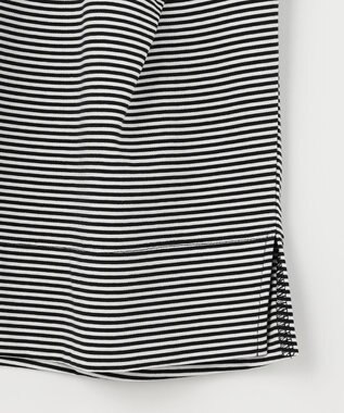 組曲 GIZAコットンドルマンスリーブ Tシャツ ネイビー×オフ系2