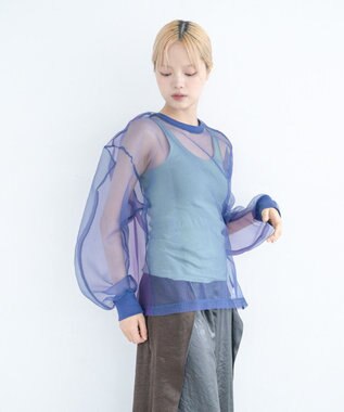 COQ SHEER ORGANZA 2 シアープルオーバー