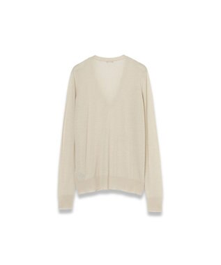 JOSEPH 【洗える】キャッシュエアー　Vネックニット Ruby