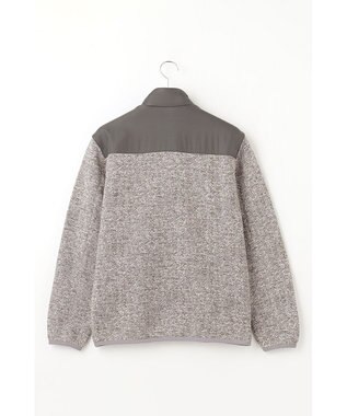 DAKS ツイーディフリース ブルゾン ライトグレー