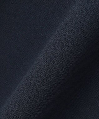 23区 L 【洗える】ヴィスコースストレッチ エンブロイダリー ワンピース ネイビー系