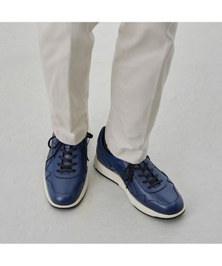 ASICS WALKING RUNWALK TRAD SNEAKER 3E ネイビーブルー