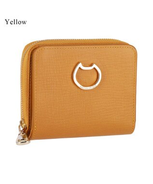 tsumori chisato CARRY ネコおこし ラウンドファスナー2つ折り財布 イエロー