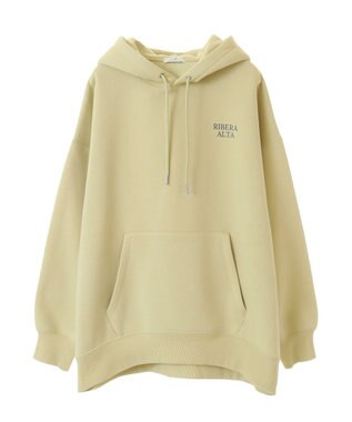 earth music&ecology アソートロゴフーディー Yellow