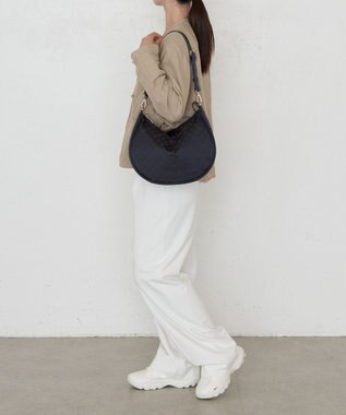 russet ナイロンジャガード2WAYショルダーバッグ(CE-1620) Purple/BR