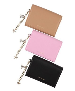 LANVIN en Bleu ルナ 名刺入れ ベージュ