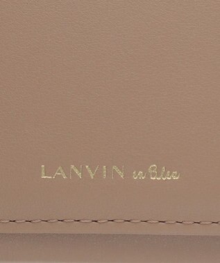 LANVIN en Bleu ルナ 名刺入れ ベージュ