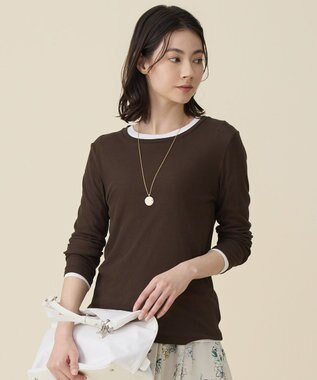 自由区 S レイヤリングシアーインナー カットソー