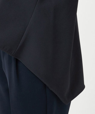 23区 【R(アール)】ライトダブルクロス ドルマンスリーブ ブラウス ネイビー系