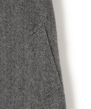 JAPAN TWEED with REAL SHETLAND】ヘリンボーン バルカラーコート / J