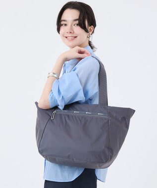 LeSportsac ESSENTIAL E/W ZIPTOP TOTE/シャドウグレーC