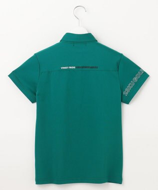 23区GOLF 【WOMEN】ベアカノコ 半袖ポロシャツ グリーン系