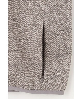 DAKS ツイーディフリース ブルゾン ライトグレー