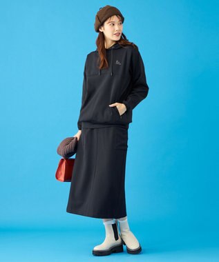 SHARE PARK LADIES 【UVカット・吸水速乾・ストレッチ・軽量・アンチピリング 】ダンボールフードパーカー（S・Mサイズ） ブラック系