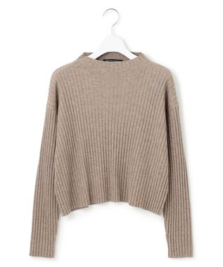 23区 L 【洗える】レイヤードニットツイン ワンピース ブラウン系