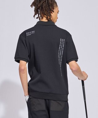 PW CIRCULUS 【MEN】ワッフルポロ 2026年モデル ゴルフ ブラック系