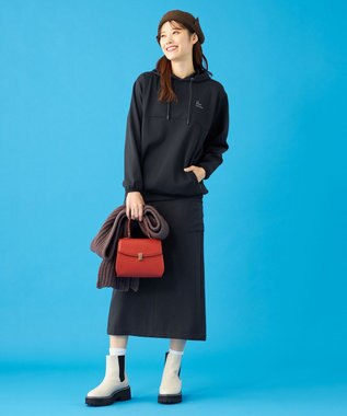 SHARE PARK LADIES 【UVカット・吸水速乾・ストレッチ・軽量・アンチピリング 】ダンボールフードパーカー（S・Mサイズ） ブラック系