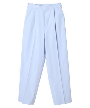 Green Parks きれいシルエットパンツ（ワイドストレート） Sax