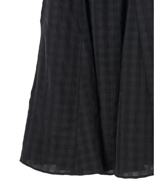 AMERICAN HOLIC カチオンギンガムギャザースカート Black