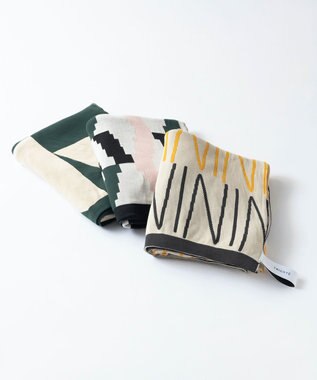 TRICOTE RANDOM BLOCK BLANKET / ランダムブロックブランケット 42GREEN