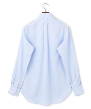 J.PRESS MEN 【KING SIZE】【PREMIUM PLEATS / 形態安定】スーピマコットンマイクロストライプ シャツ/B.D. サックスブルー系1