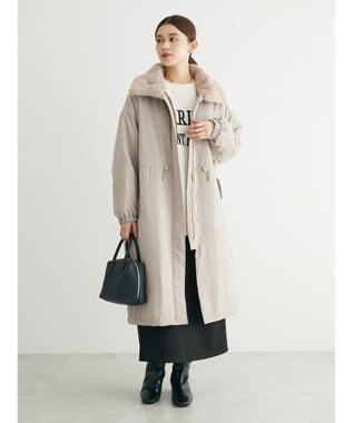 Green Parks 裏起毛ロゴプルオーバー Off White