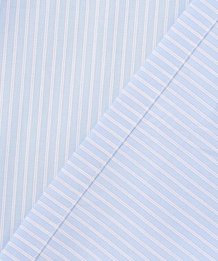 J.PRESS MEN 【J.PRESS ORIGINALS】Broad Stripe Open Half Sleeve Shirt / Baggy-Fit サックスブルー系1