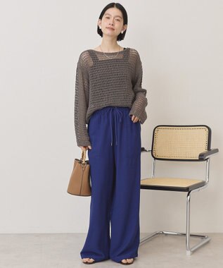 AMERICAN HOLIC 【マルチ機能】ベイカーリラックスパンツ Blue