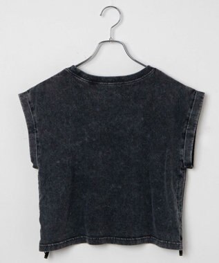 WEGO ヴィンテージウォッシュドロストデザインT スミクロ