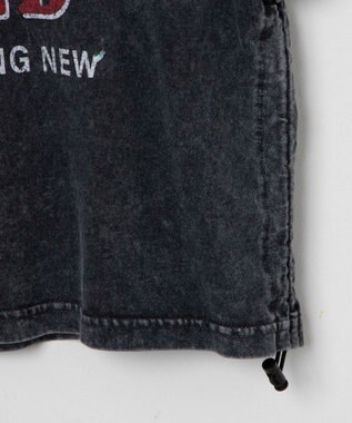 WEGO ヴィンテージウォッシュドロストデザインT スミクロ