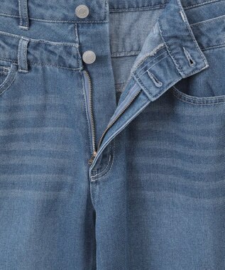 Green Parks ・ＥＬＥＮＣＡＲＥ　ＤＵＥ　Ｗウエストデニムパンツ Light Indigo
