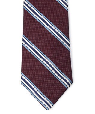 J.PRESS MEN 【STRUCTURE MIX COLLECTION】レジメンタル ネクタイ ワイン系2