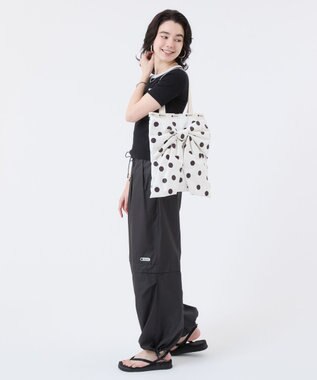 LeSportsac LG BOW EMERALD TOTE/ノワールポルカドットスナイデル ノワールポルカドットスナイデル