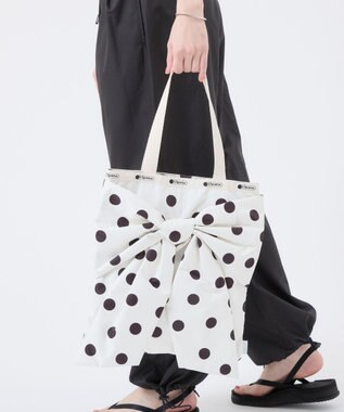 LeSportsac LG BOW EMERALD TOTE/ノワールポルカドットスナイデル ノワールポルカドットスナイデル