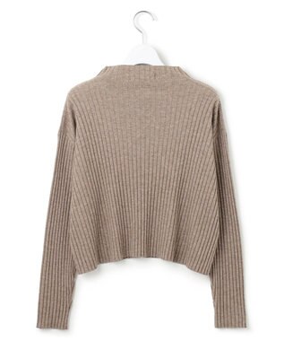 23区 L 【洗える】レイヤードニットツイン ワンピース ブラウン系