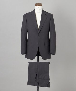 【オールシーズン対応】WOOL×POLYESTER ライトウェイト スーツ（グレー）