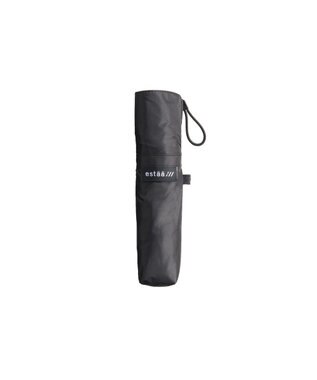 MOONBAT 【大きめ】晴雨兼用日傘 折りたたみ傘 無地／一級遮光 遮熱 UV ワイド54cm ブラック