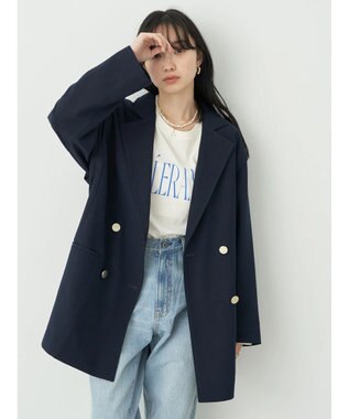 earth music&ecology ２ＷＡＹテーラードジャケット Navy