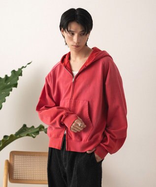 WEGO ショートZIPパーカー